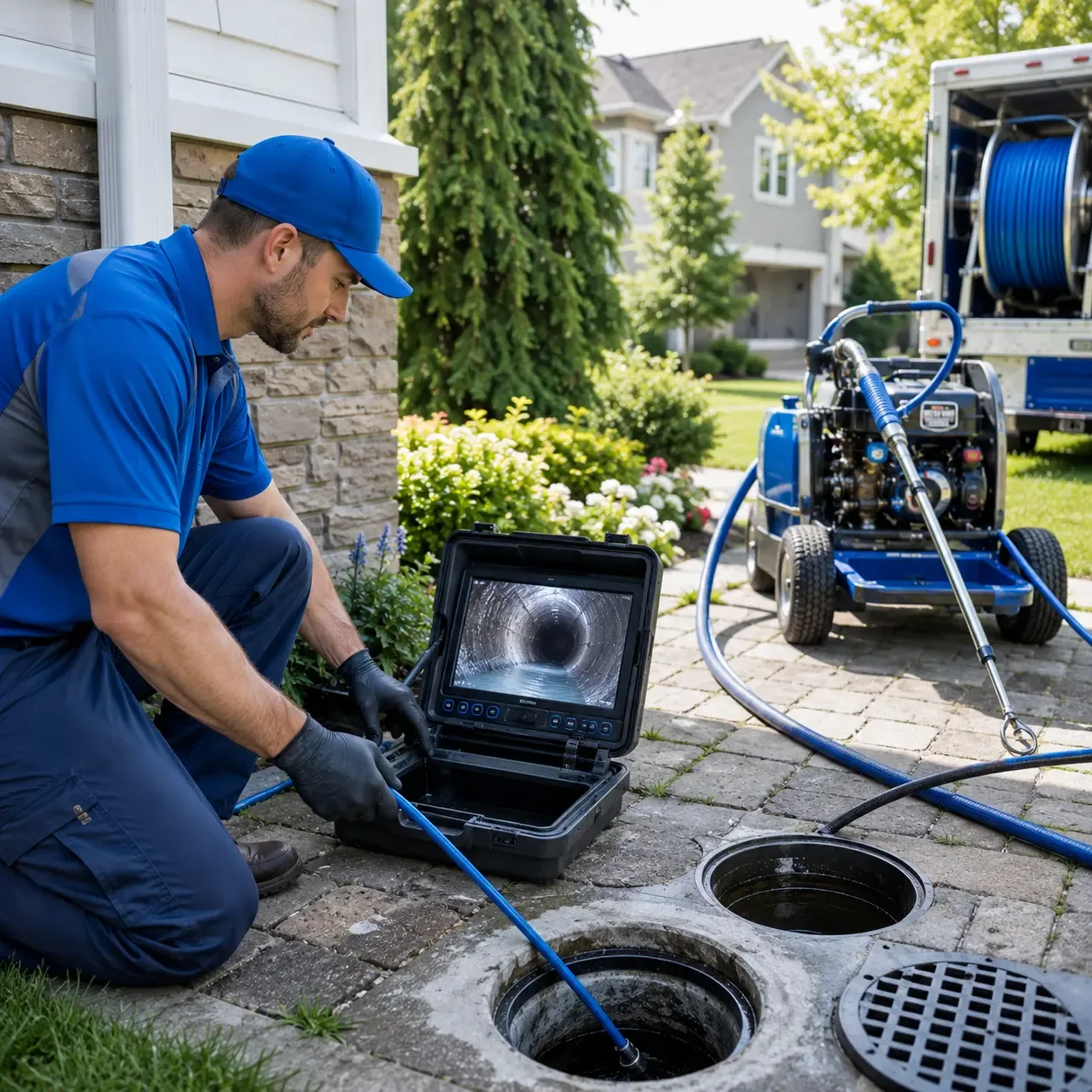 Outdoor drain cleaning professionals serving Western Grove, AR